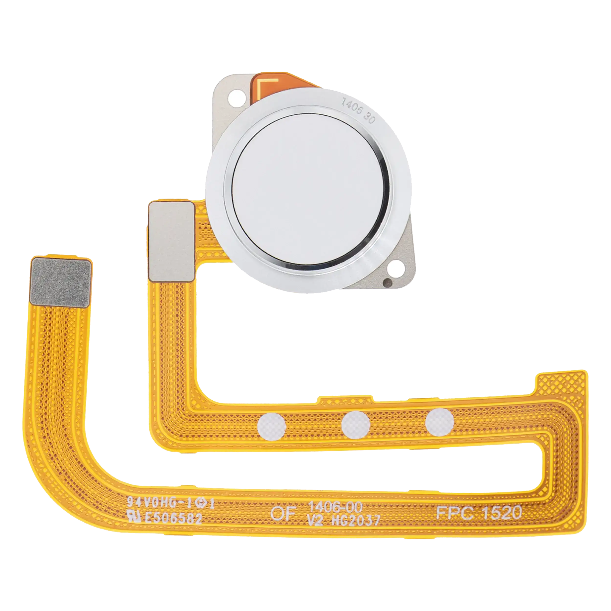 Fingerprint Sensor with Flex Cable for Motorola Moto G Fast (XT2045-3 / 2020) (Pearl White)