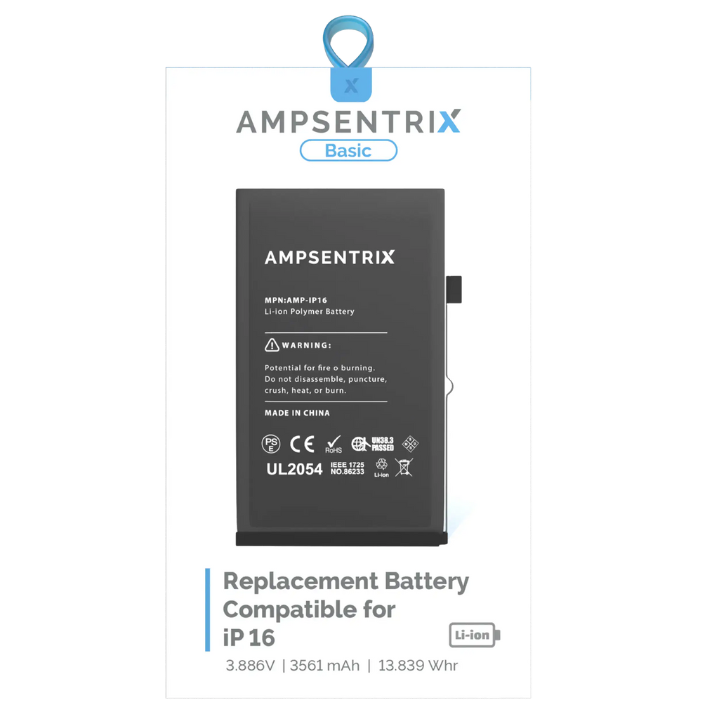 Replacement battery for iPhone 16 (Basic)
