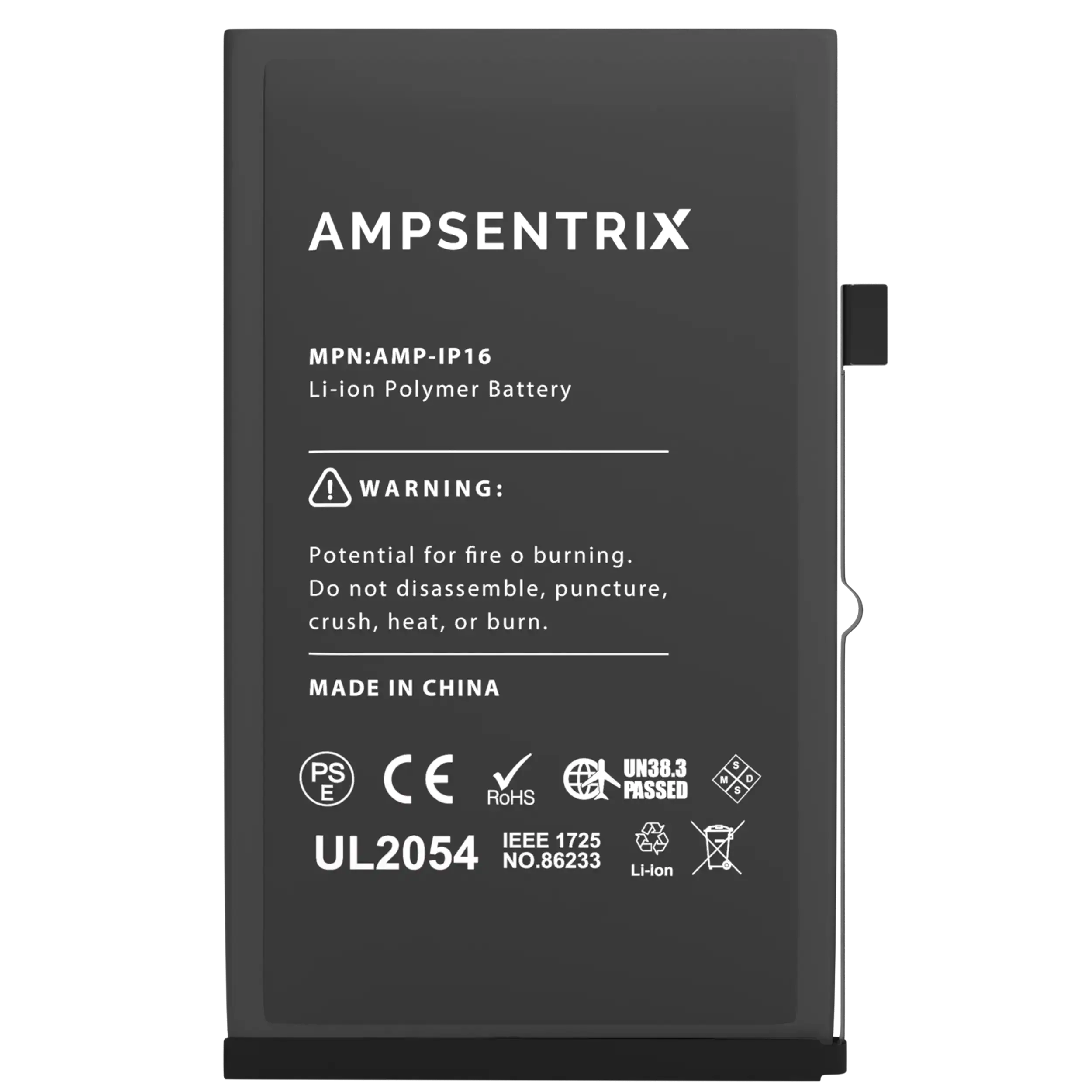 Replacement battery for iPhone 16 (Basic)