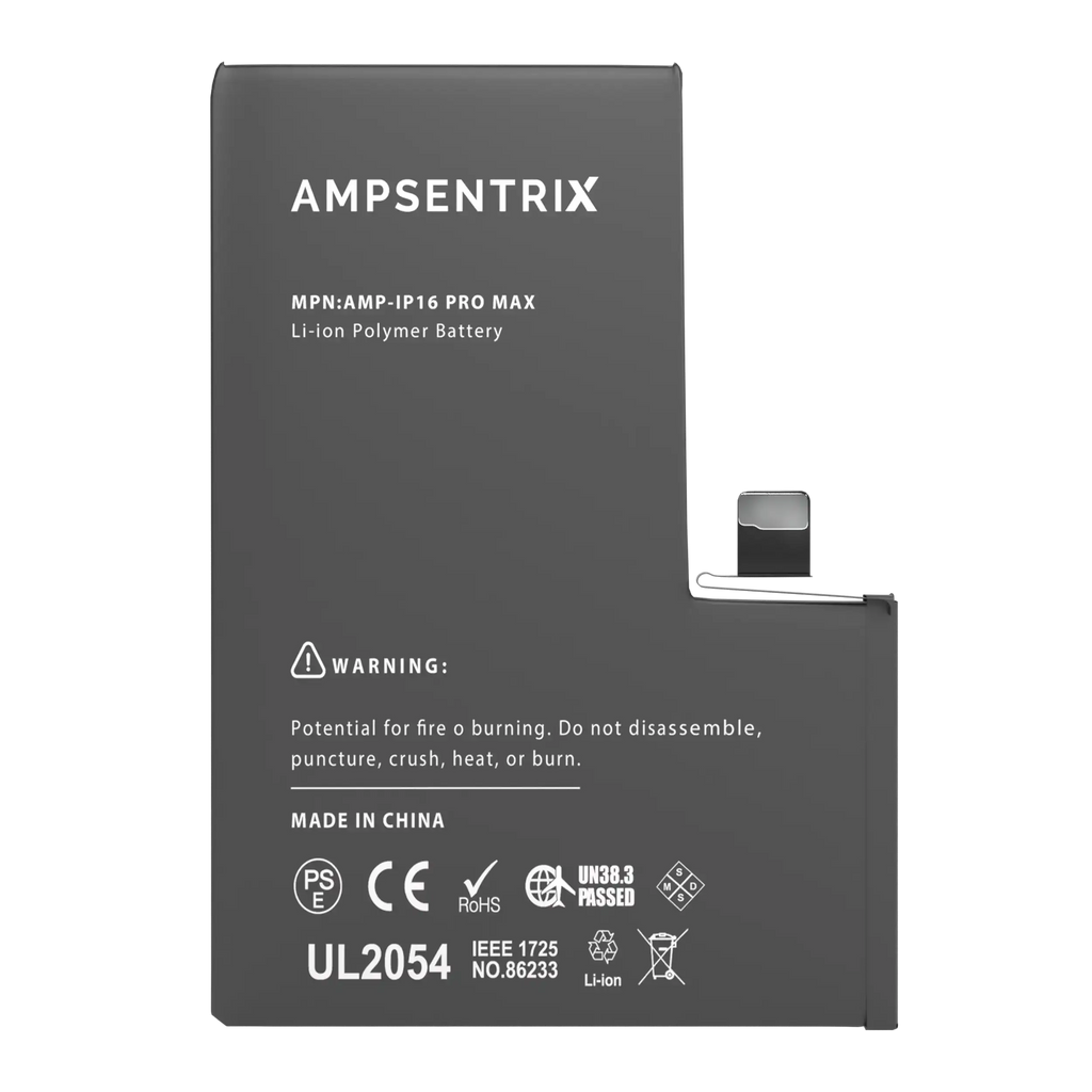 Replacement Battery for iPhone 16 Pro Max (AmpSentrix Basic)