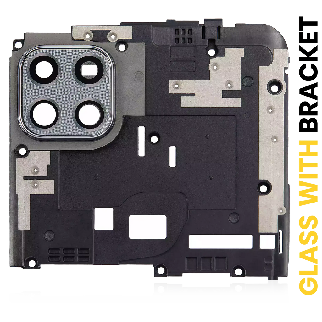 Rear camera lens with bracket for Motorola Moto G 5G (XT2113-3 / 2020) / One 5G Ace (XT2113-1/2 / 2021) (Frosted Silver)