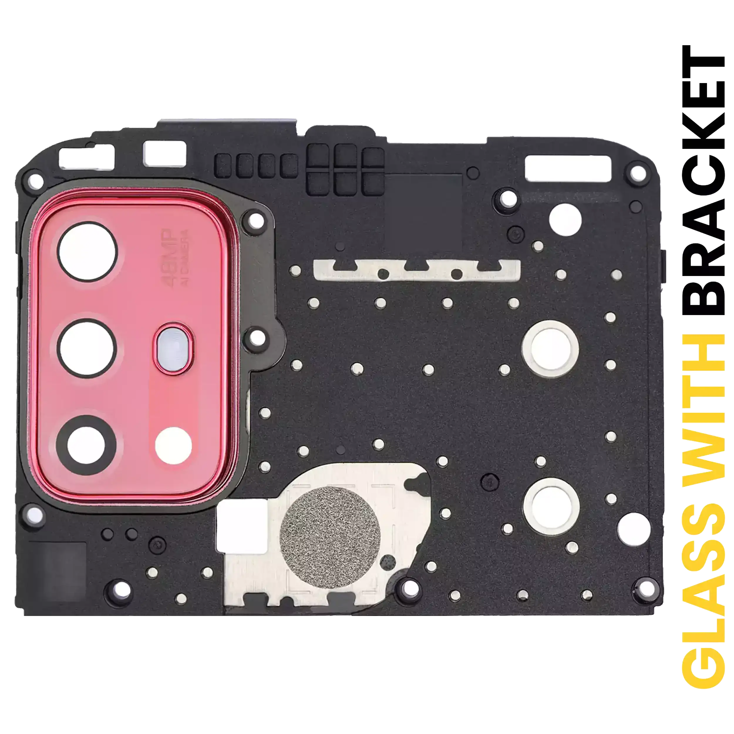 Kameralinse hinten + Halterung für Motorola Moto G20 Flamingo Pink