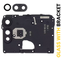 Kameralinse hinten mit Halterung für Motorola Moto E (XT2052 / 2020) (Schwarz)