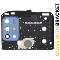 Kameralinse hinten mit Halterung für Moto G20 (Breeze Blue) A-Qualität