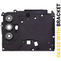 Kameralinse hinten mit Halterung für Motorola Moto G Power Schwarz
