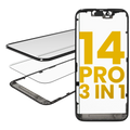3-in-1 Glass with Pre-installed OCA + Frame for iPhone 14 Pro (OCA Master)