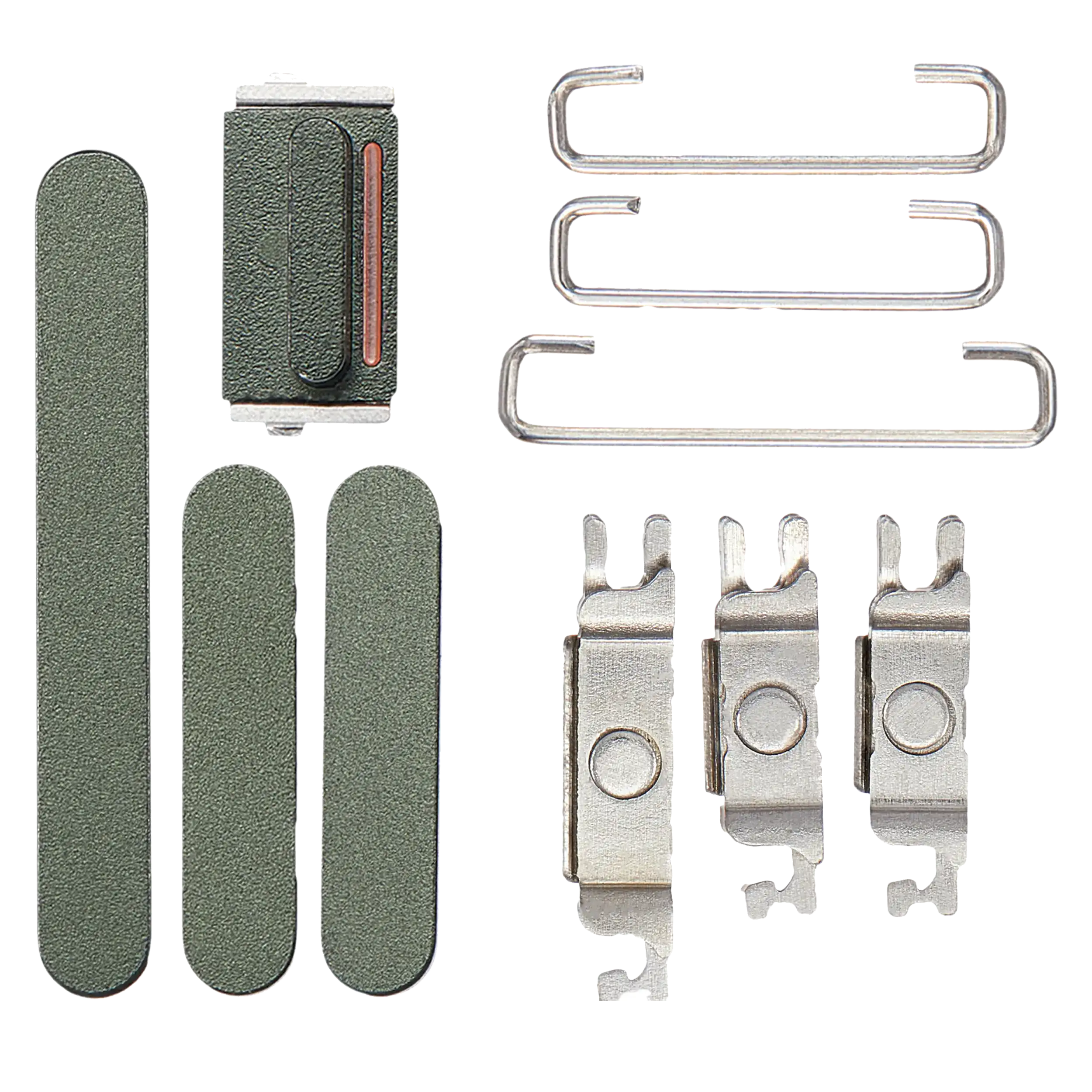 Hard Buttons (Power / Volume / Switch) for iPhone 13 / 13 Mini (Green)