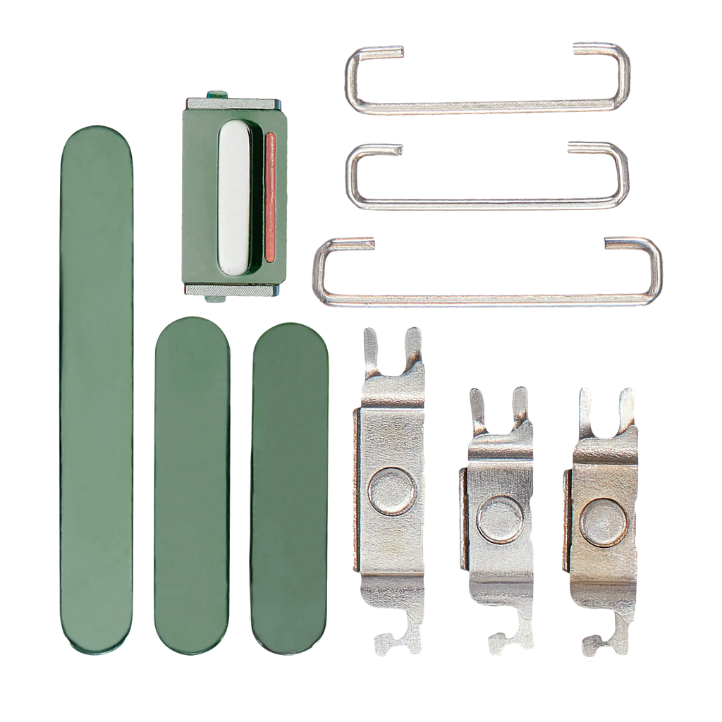Hard Buttons (Power/Lautst./Stumm) für iPhone 13 Pro/Max - Alpine Grün - Qualitä