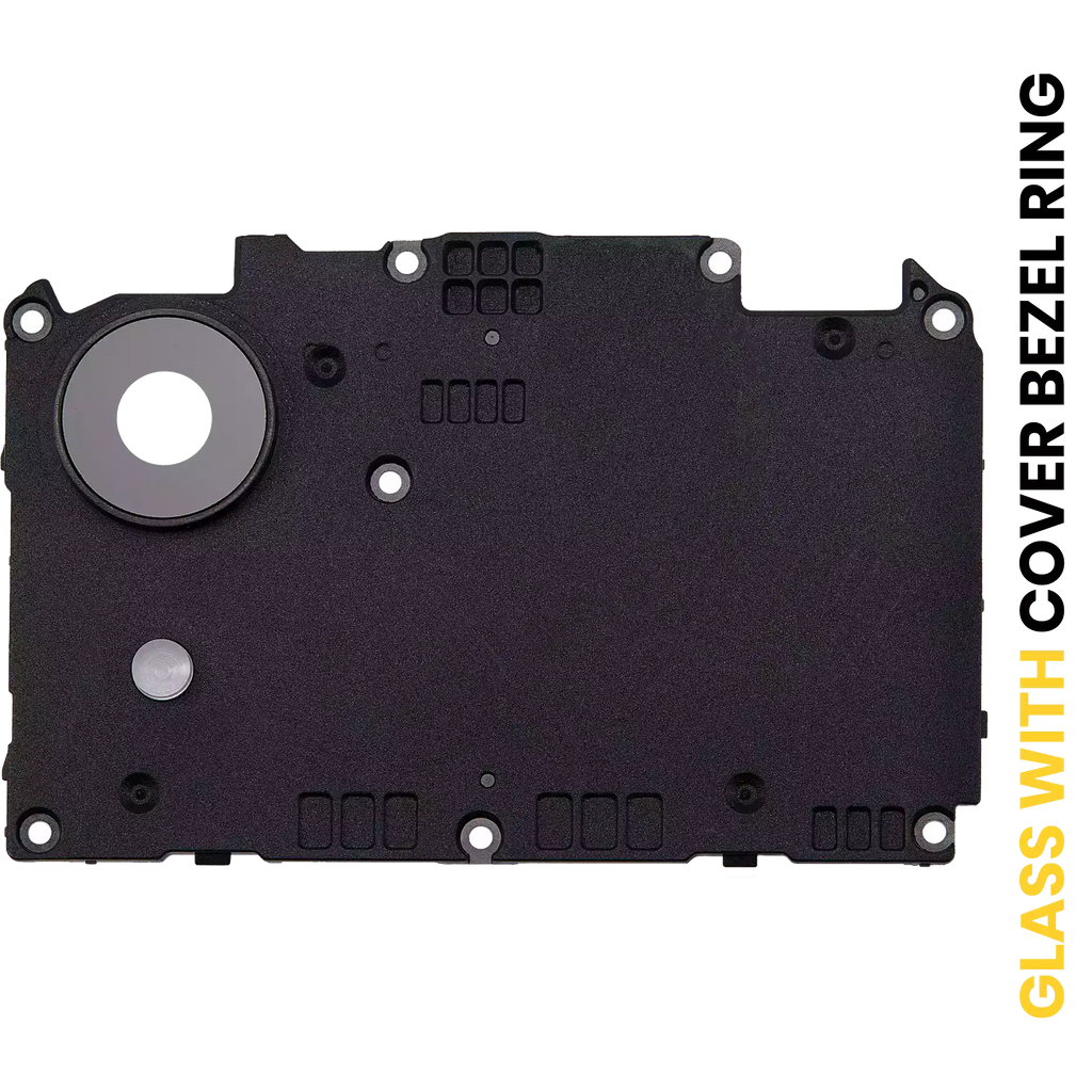 Kameralinse hinten mit Abdeckung und Rahmenring für Samsung Galaxy A03 Core