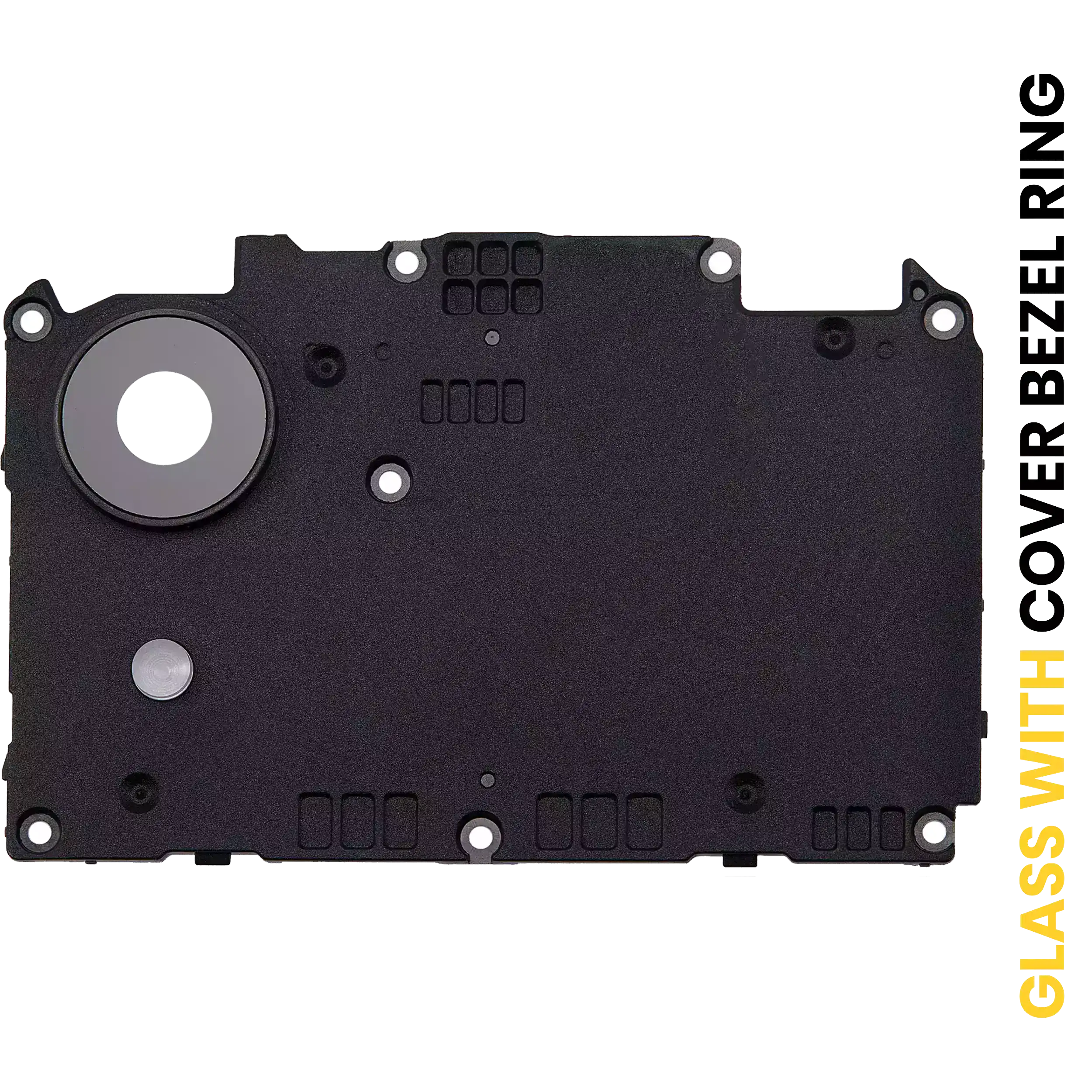 Kameralinse hinten mit Abdeckung und Rahmenring für Samsung Galaxy A03 Core