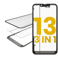 3 in 1 (Glas mit vorinstallierter OCA + Rahmen) für iPhone 13 (OCA Master)