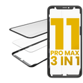 3-in-1 Glas mit OCA vorinstalliert und Rahmen für iPhone 11 Pro Max (OCA Master)