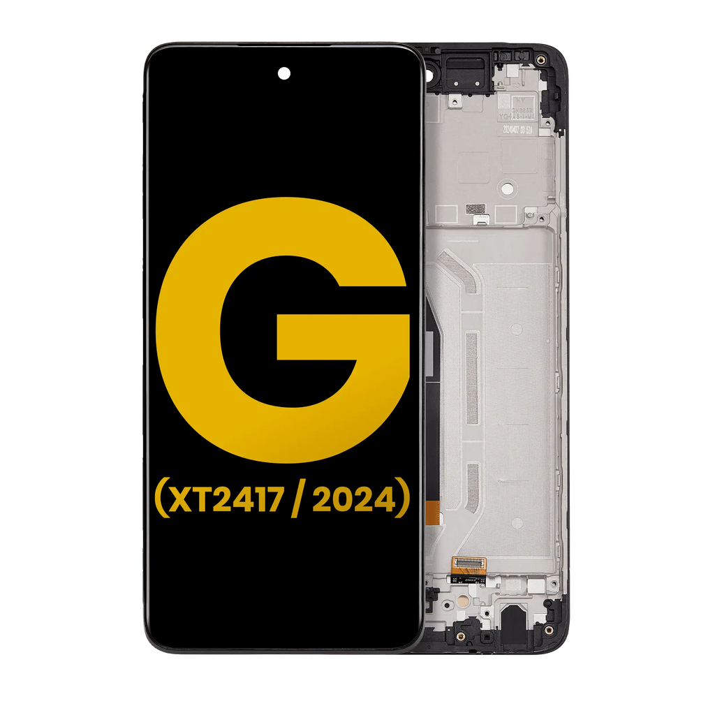 LCD-Display mit Rahmen für Motorola Moto G 5G Refurbished Sage Green