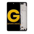 LCD-Display mit Rahmen für Motorola Moto G 5G Refurbished Sage Green