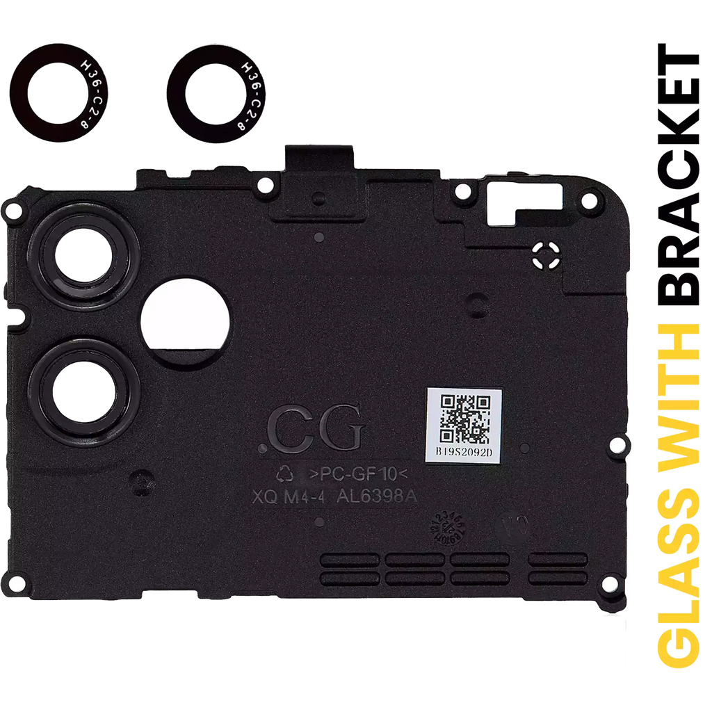 Rear Camera Glass with Holder for Samsung Galaxy A04E (A042 / 2022) (Black)