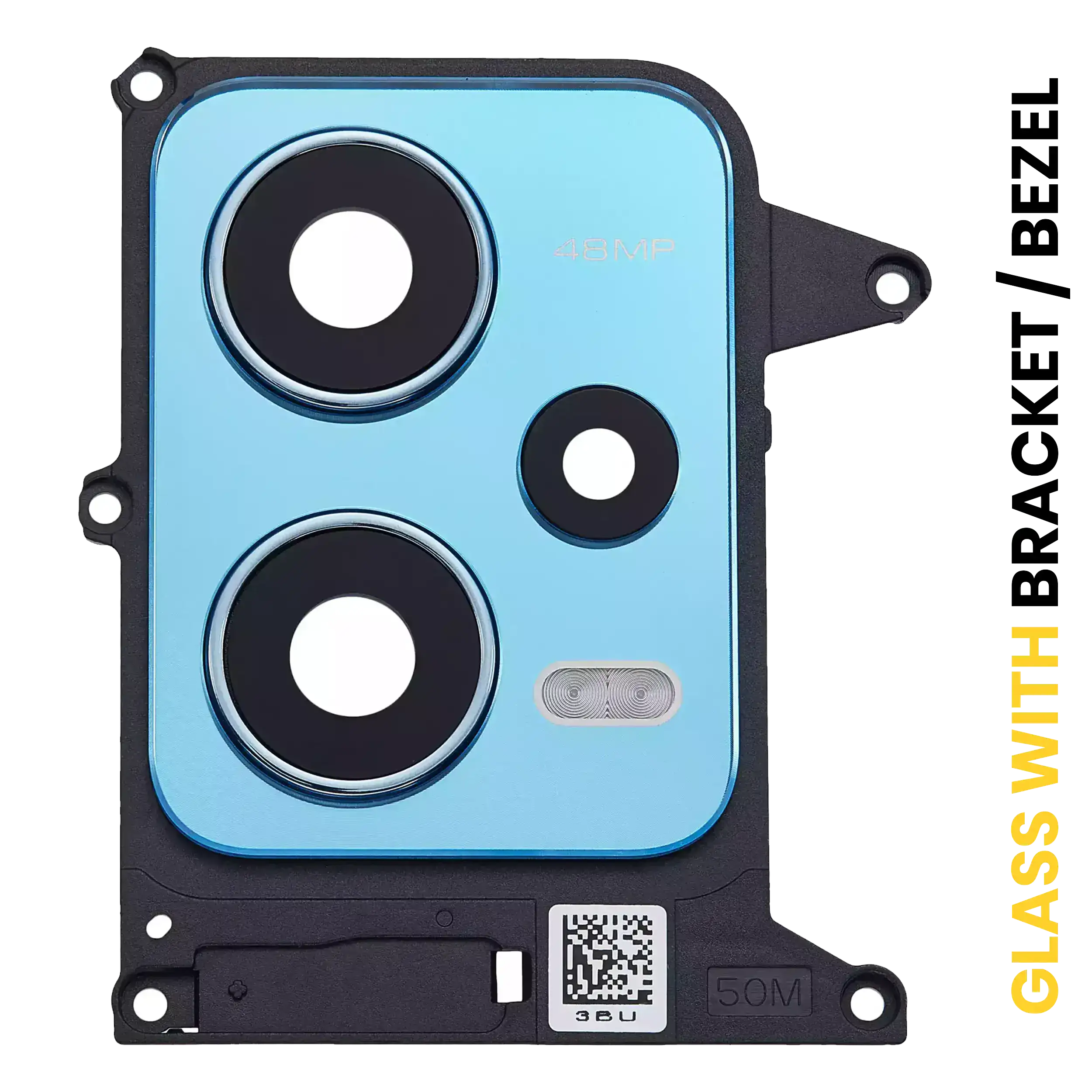 Rear Camera Lens with Holder for Xiaomi Redmi Note 12 5G (Mystique Blue)