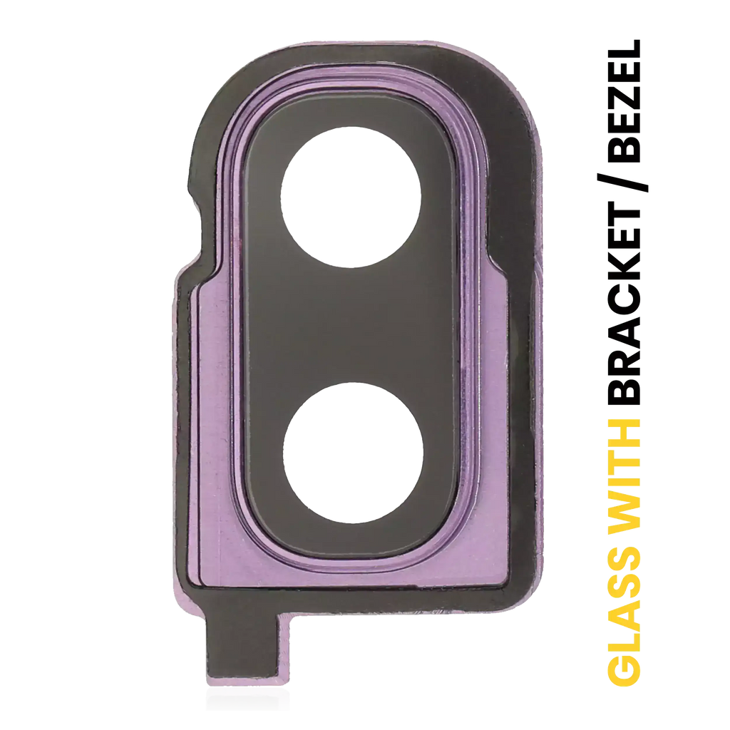 Rear Camera Lens with Holder and Frame for Samsung Galaxy Z Flip 4G (F700) / Z Flip 5G (F707) – Mirror Purple