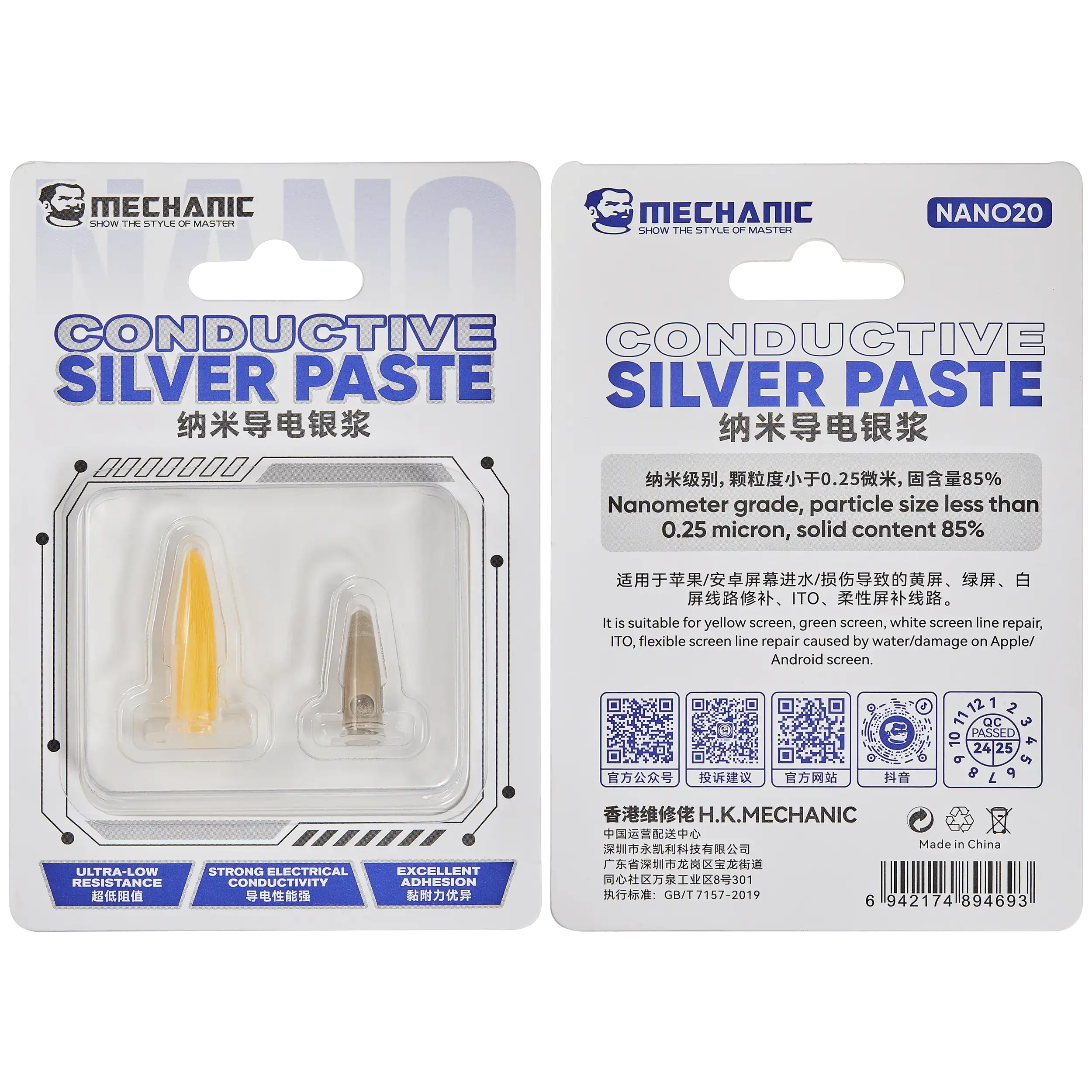 Leitfähige Silberpaste (Mechanic)
