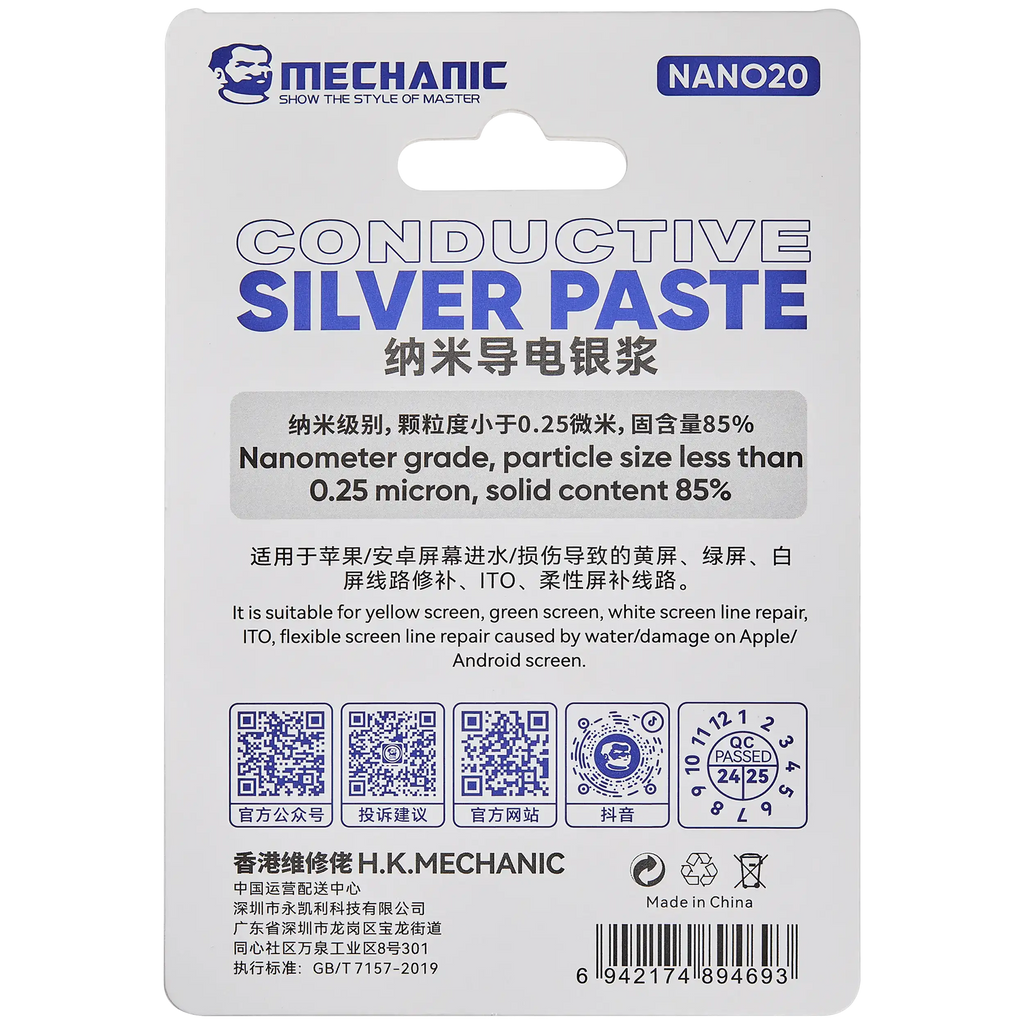 Leitfähige Silberpaste (Mechanic)