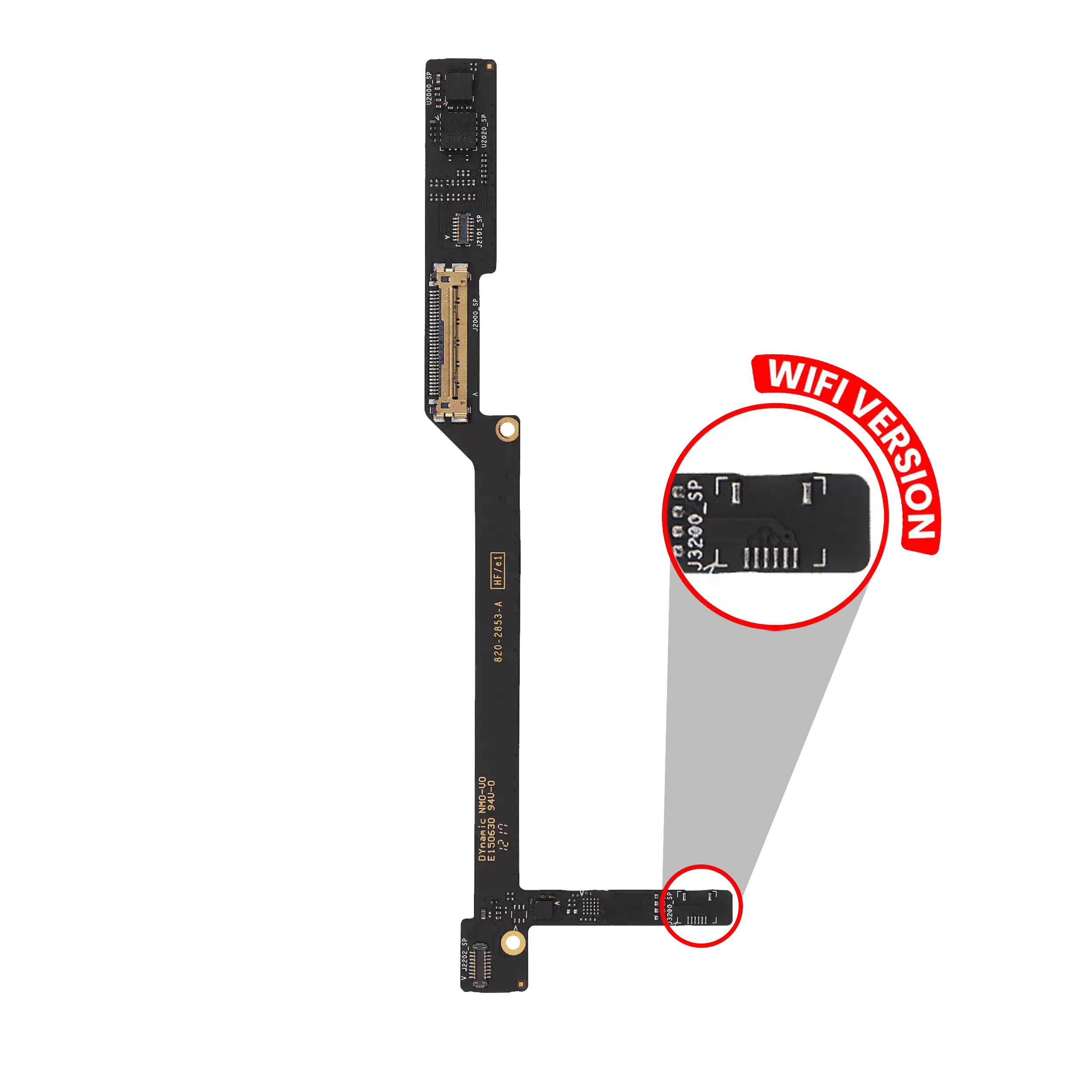 LCD Power Switch Connector Board for iPad 2 (WiFi Only)