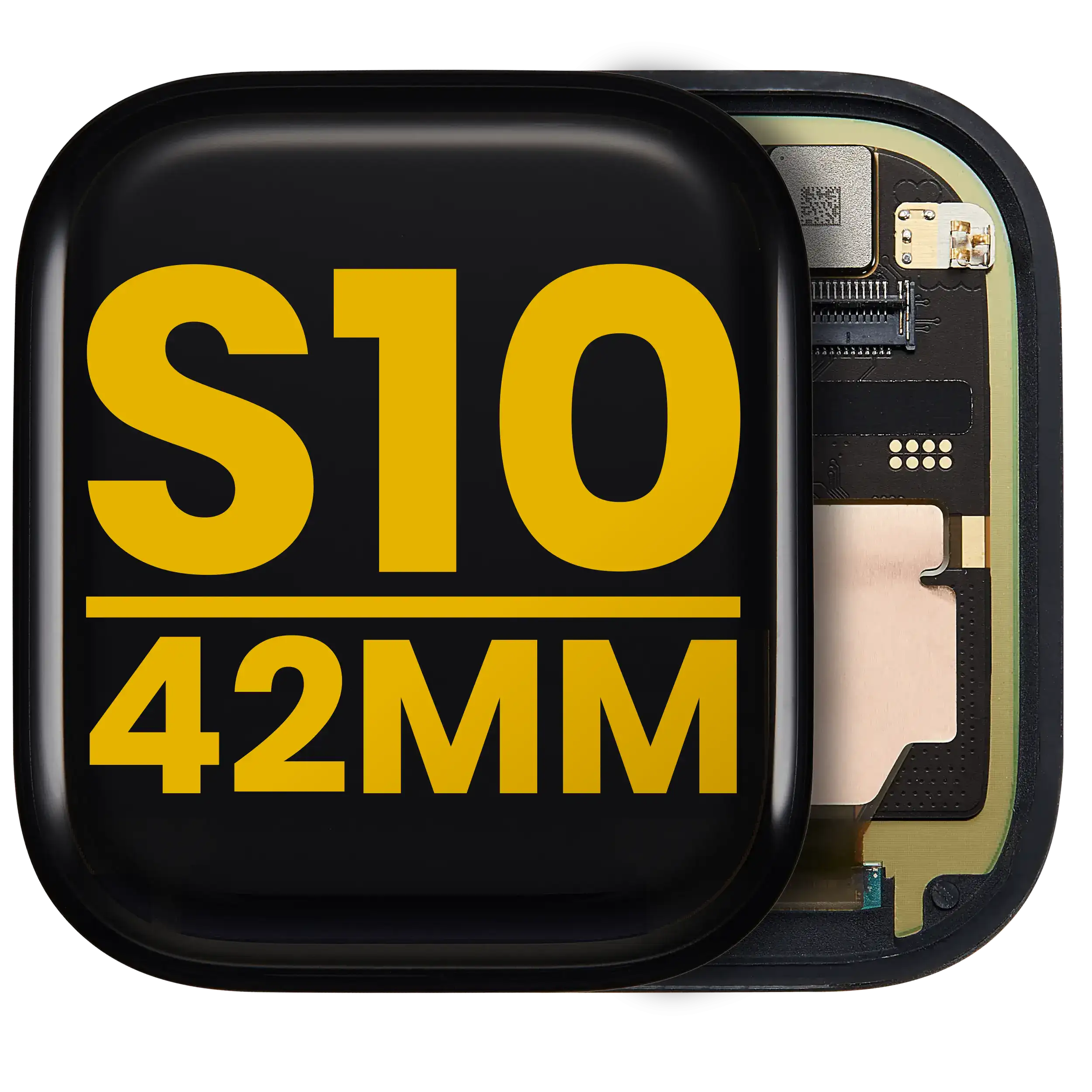 Gehäuse-Assembly für Apple Watch Series 10 (42MM) LTE Version Titanium / Gold