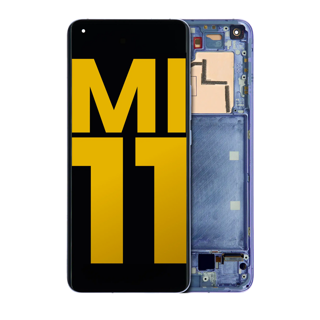 OLED-Display mit Rahmen für Xiaomi Mi 11 (Refurbished) (Violet)