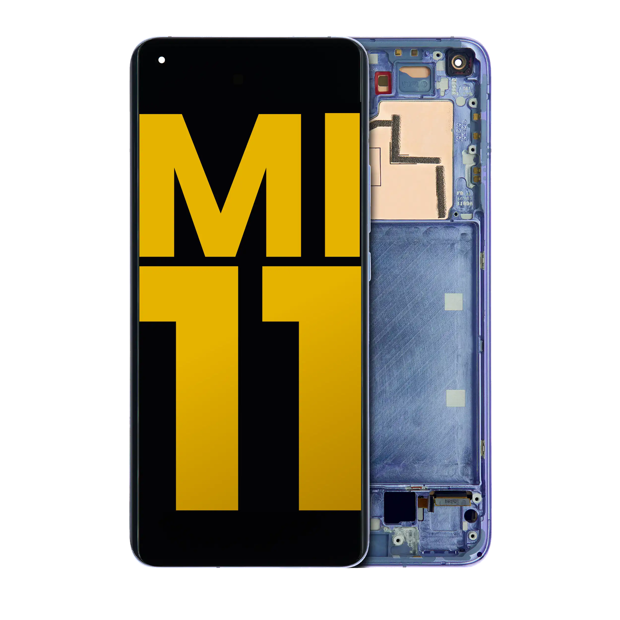 OLED-Display mit Rahmen für Xiaomi Mi 11 (Refurbished) (Violet)
