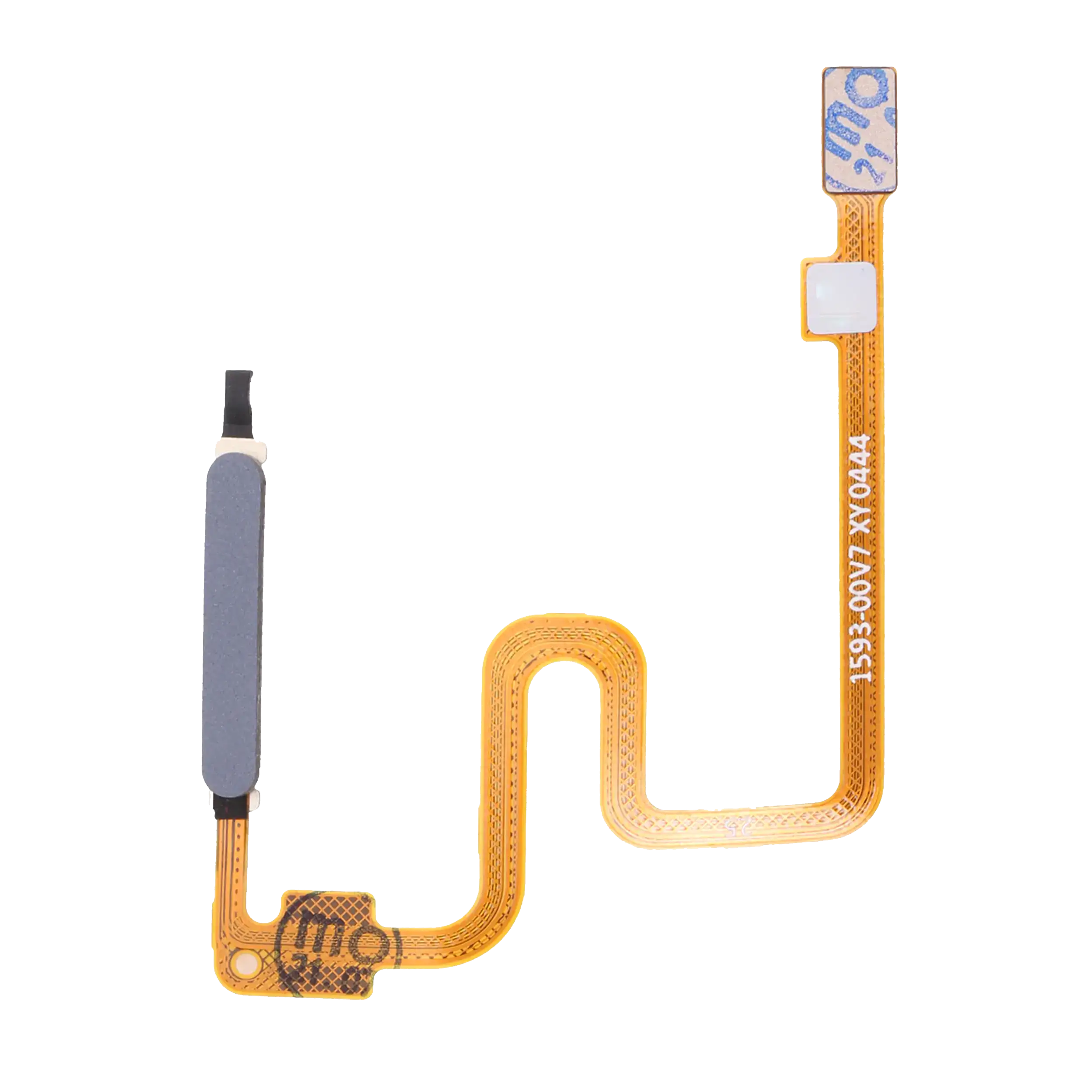 Fingerabdruckscanner mit Flexkabel für Xiaomi Redmi Note 9 (Midnight Grau)