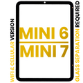 Front Glass for iPad Mini 6 (2021) / Mini 7 (2024) (Glass Separation Required) (WiFi / Cellular) (Premium) (All Colors)