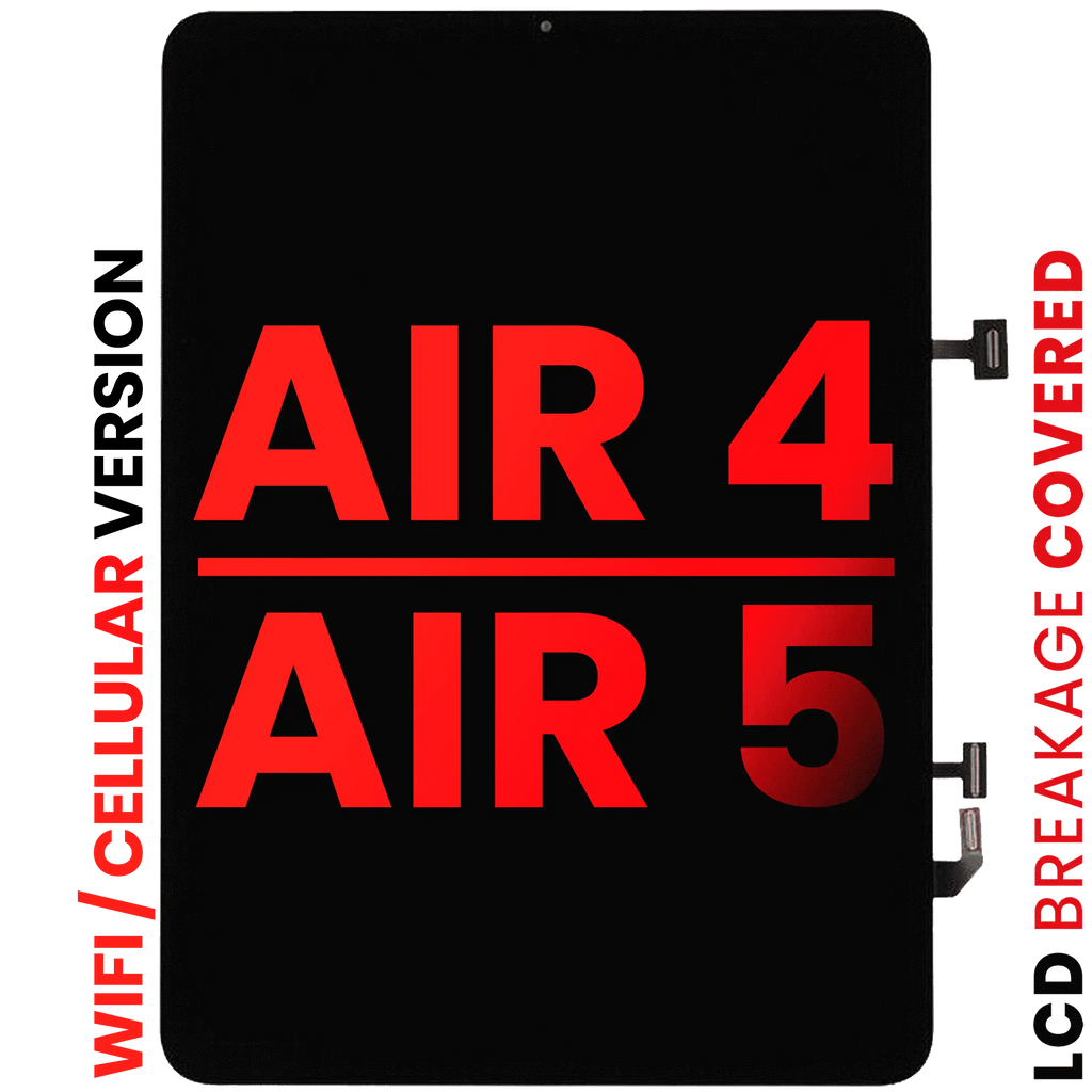 LCD Display and Digitizer for iPad Air 4 / Air 5 (WiFi and Cellular) (Aftermarket Pro: XO7) (Black)