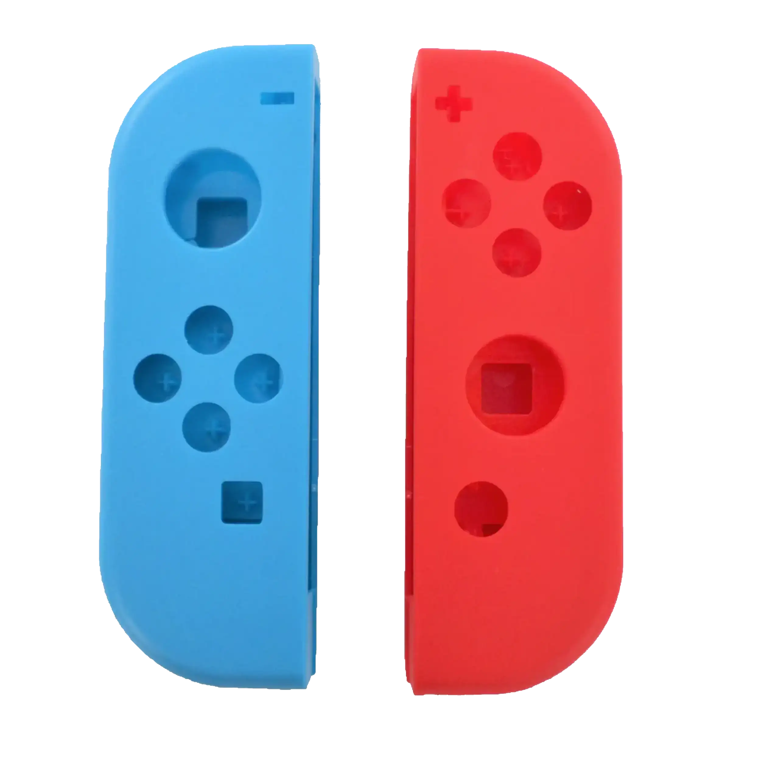 Gehäuseschale für Nintendo Switch OLED Joy Con Controller (Blau / Rot)