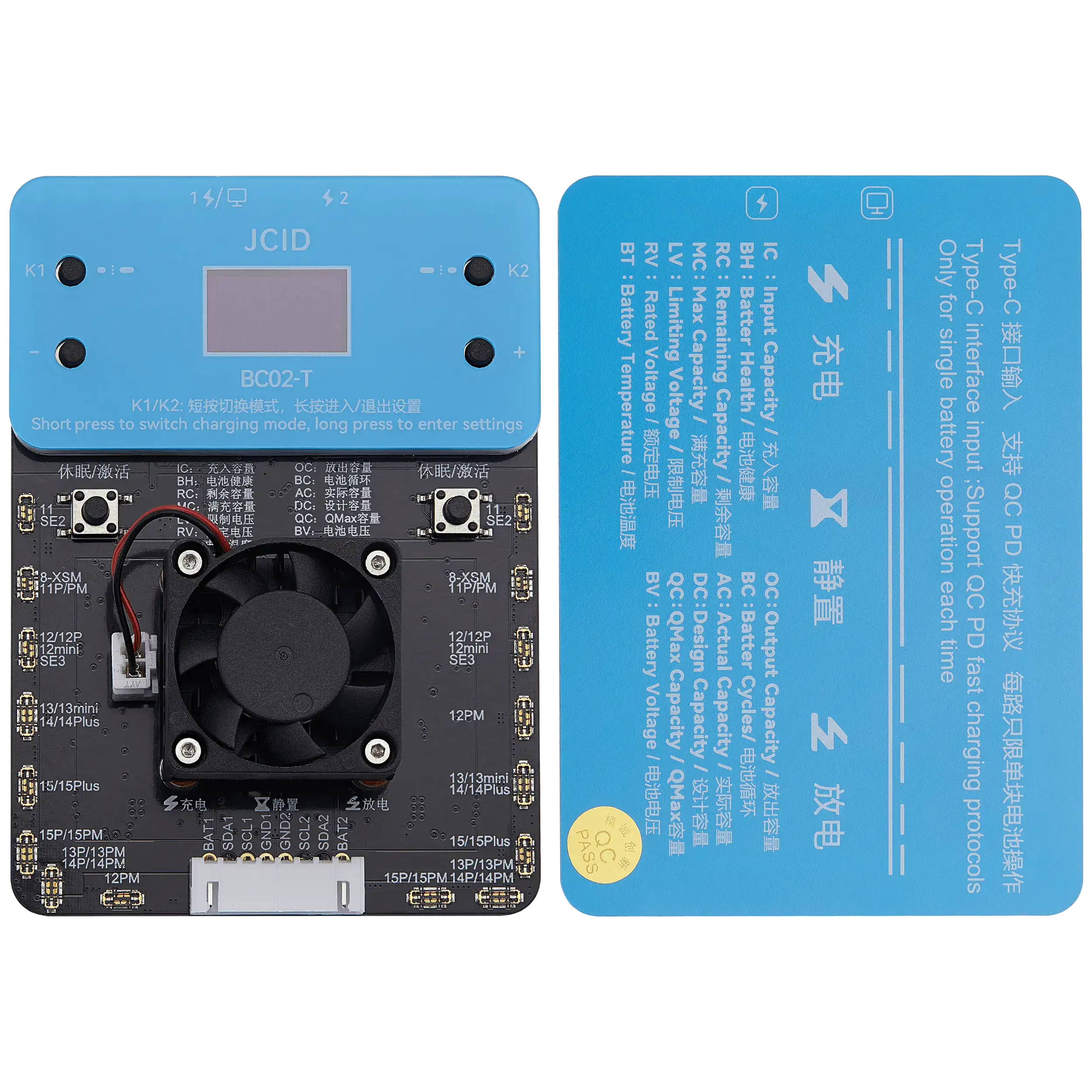 Battery Cycle Repair Station BC02-T for iPhone (JCID)