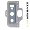 Rear camera lens with frame/bracket for Samsung Galaxy Note 9 (Cloud Silver)