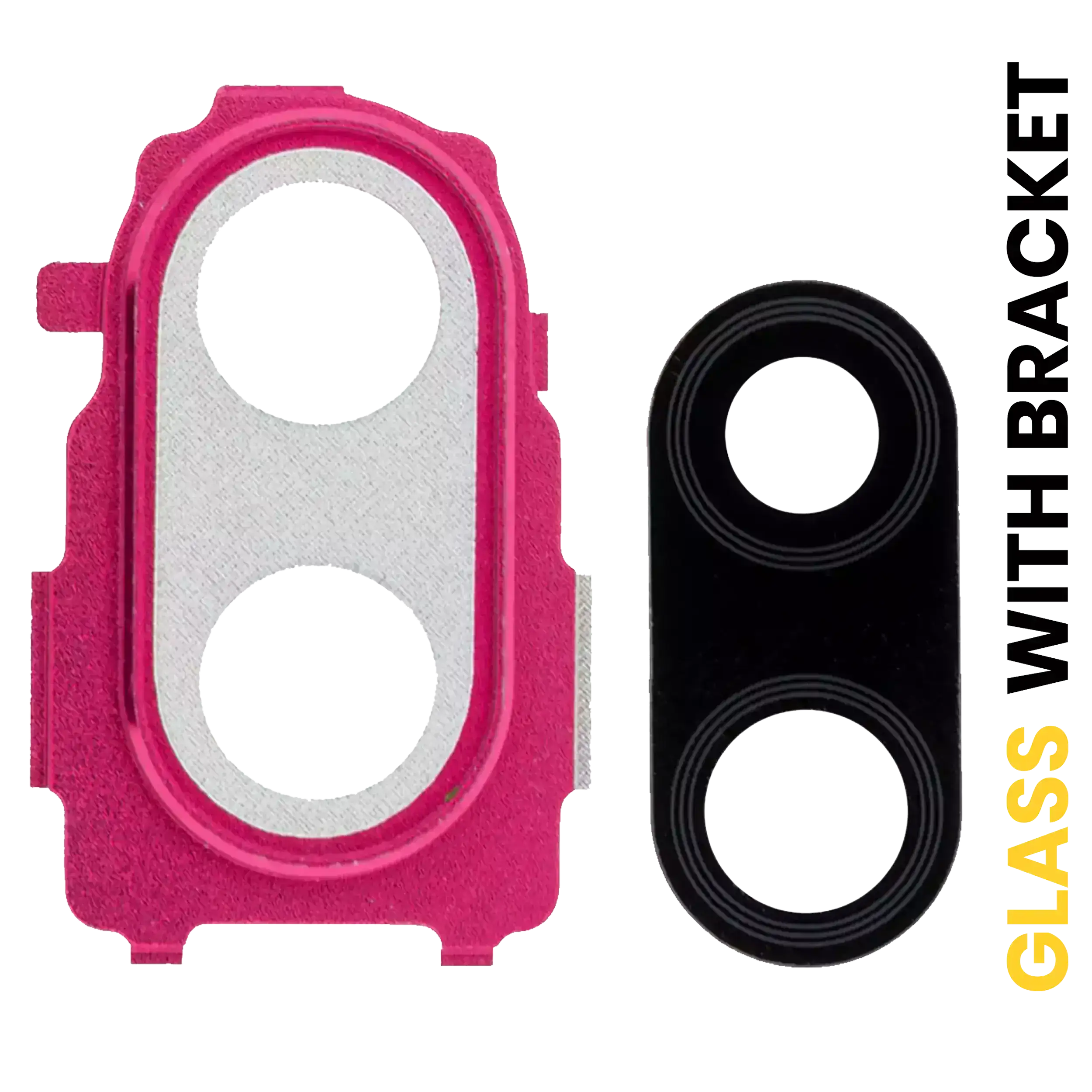 Rear Camera Lens with Holder for Xiaomi Redmi Note 7 / 7 Pro (Nebula Red)