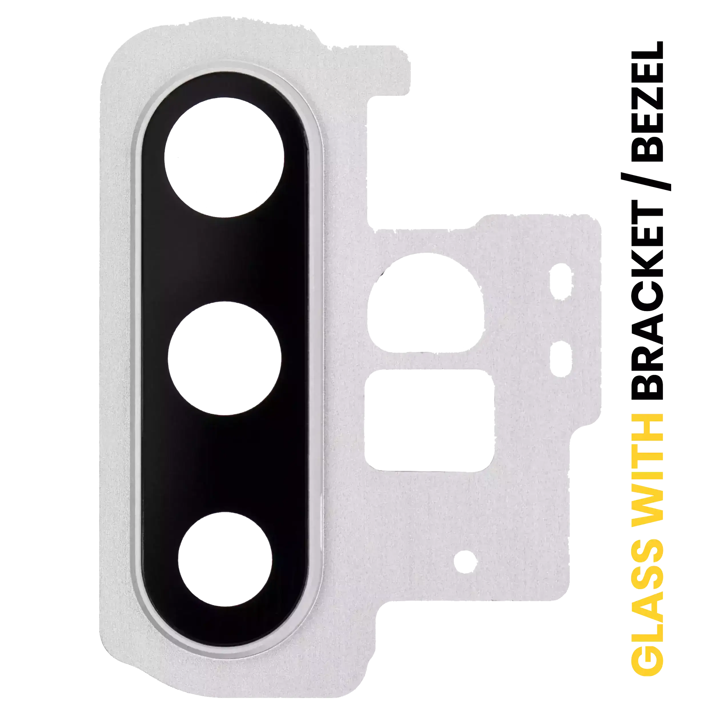 Rear Camera Lens with Holder / Frame for Samsung Galaxy Note 10 Plus / 5G (Aura White)