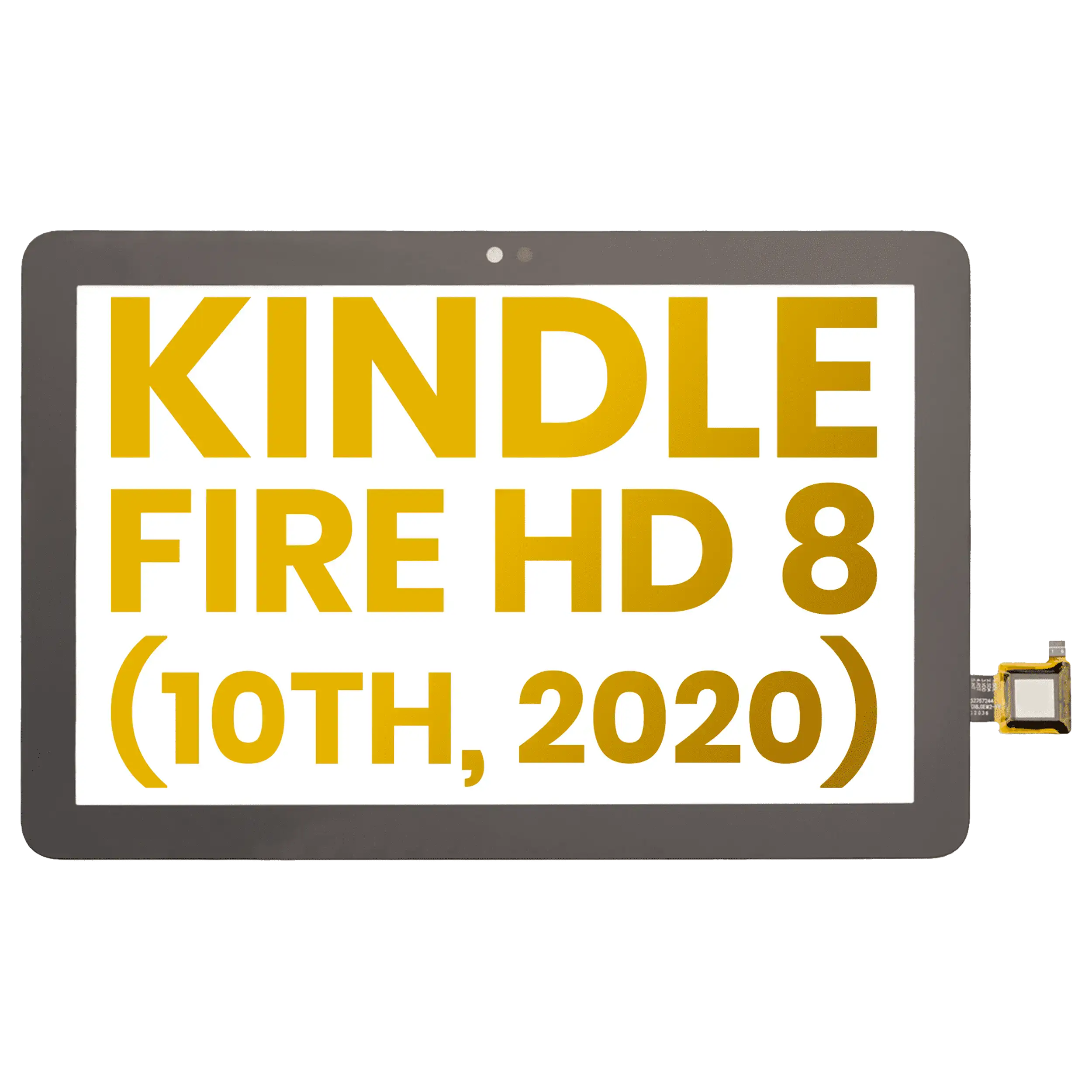 Digitizer für Amazon Kindle Fire HD 8 (10th Gen, 2020) (Schwarz)