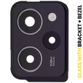 Rear Camera Lens with Holder/Frame for Xiaomi Redmi Note 12 Pro Speed (Black) / Poco X5 Pro 5G