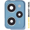 Kameralinse hinten mit Rahmen für Redmi Note 12 Pro Speed/Poco X5 Pro (Blau)