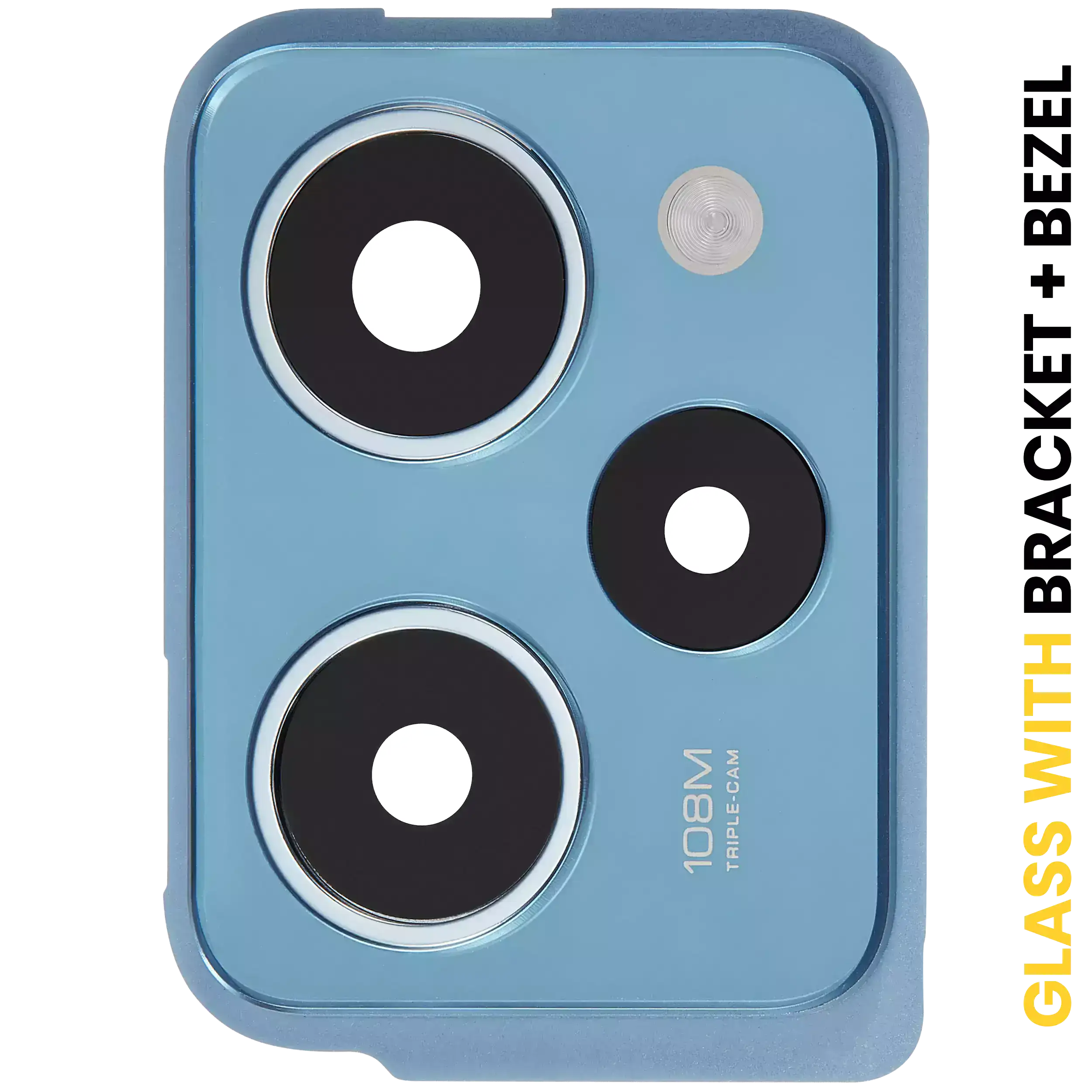 Kameralinse hinten mit Rahmen für Redmi Note 12 Pro Speed/Poco X5 Pro (Blau)
