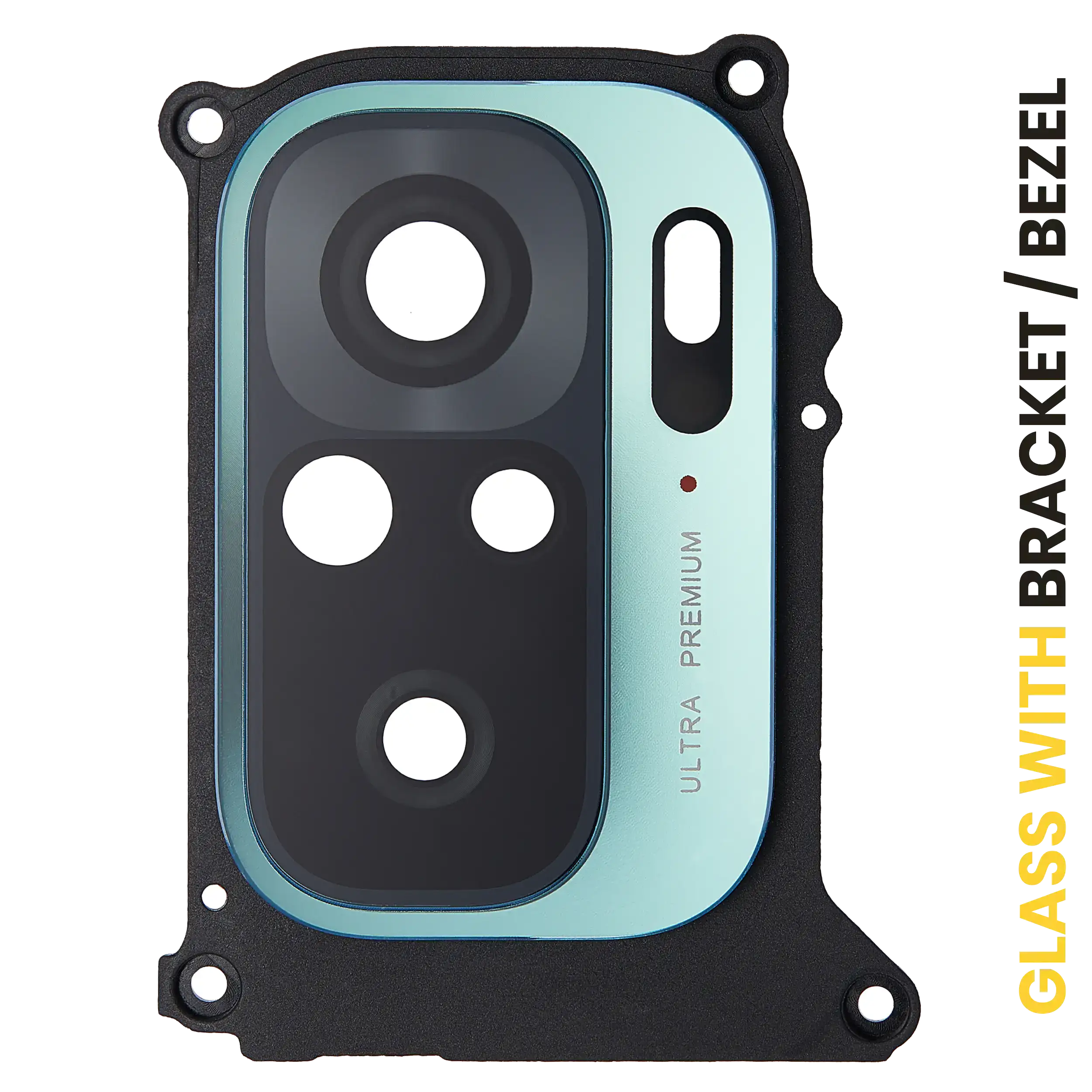 Kameralinse hinten mit Halterung für Xiaomi Redmi Note 10 (Aqua Green)