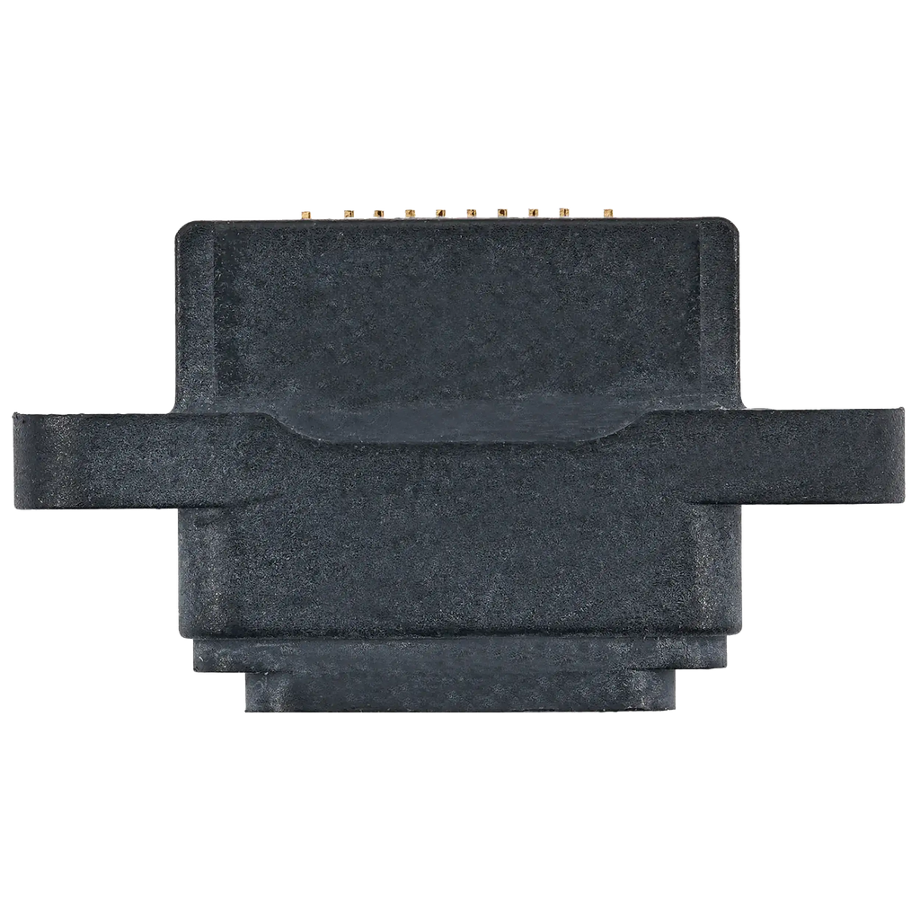 Charging Port (Port Only) for iPad Air 1 / iPad 5 (2017) / iPad 6 (2018) / iPad 7 (2019) / iPad 8 (2020) / iPad 9 (2021) – Black, 10-Pack (Soldering Required)