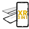 3-in-1 Frontglas mit Rahmen + OCA für iPhone XR (2er-Pack) OCA Master