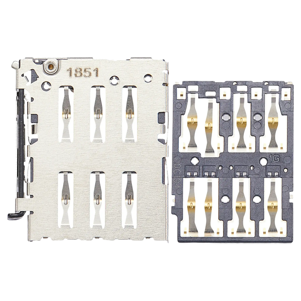 SIM Card Reader for Motorola Edge 5G (XT2141 / 2021) and Huawei P30 – 2-Piece Set