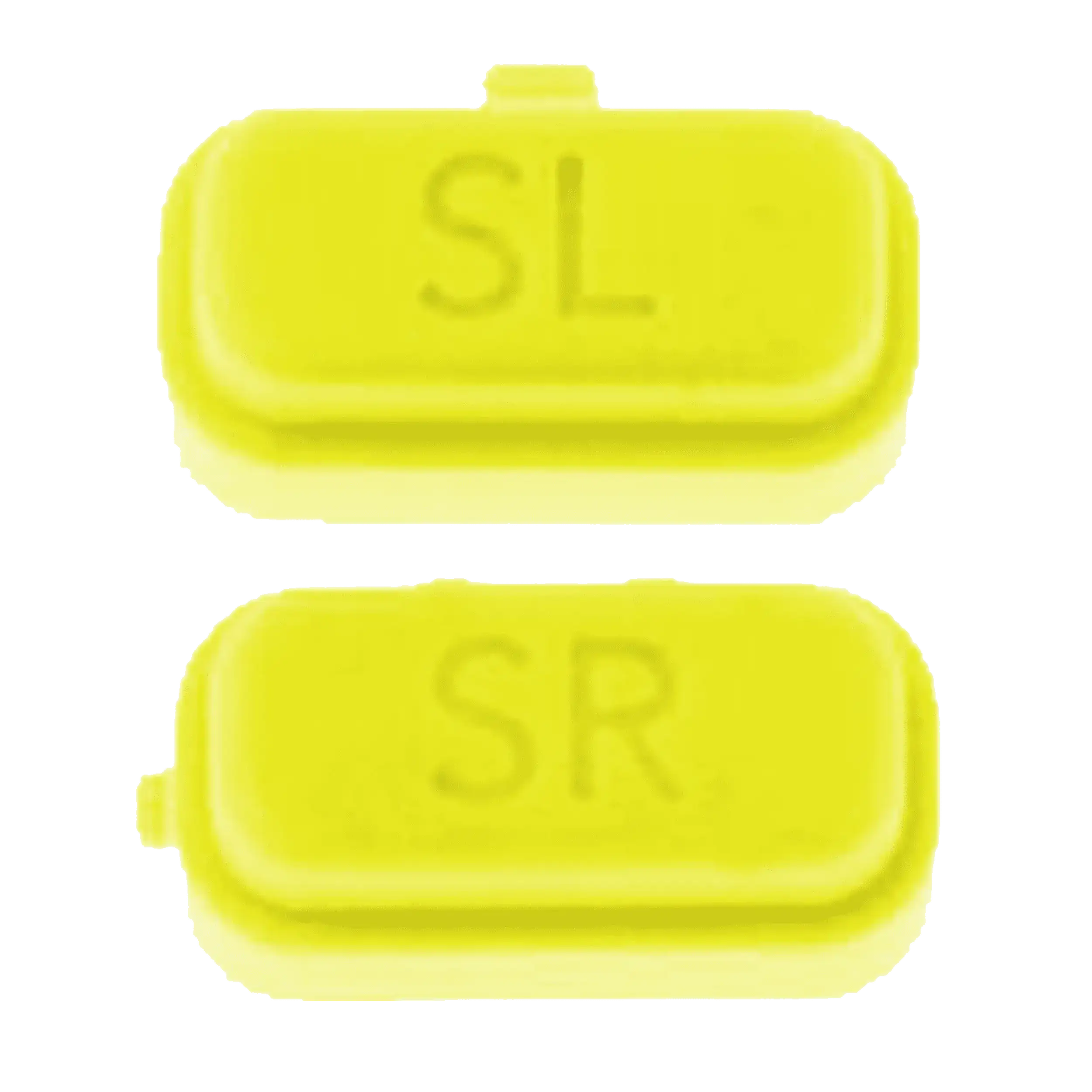 SR- und SL-Taste für Nintendo Switch Joy-Con-Controller (2er-Set, Gelb)