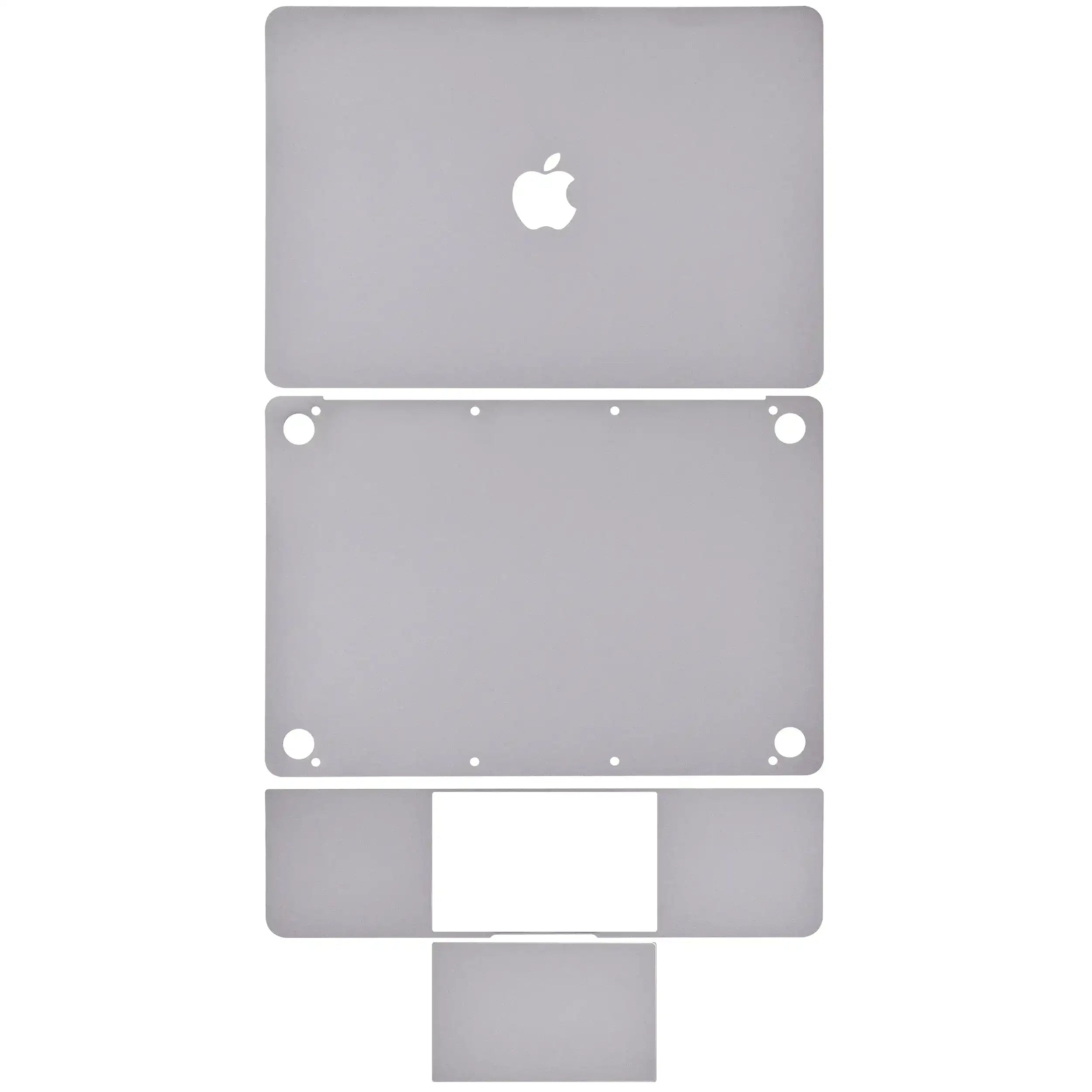 4in1 Skin Set für MacBook 12" A1534 2015-2017 Space Gray