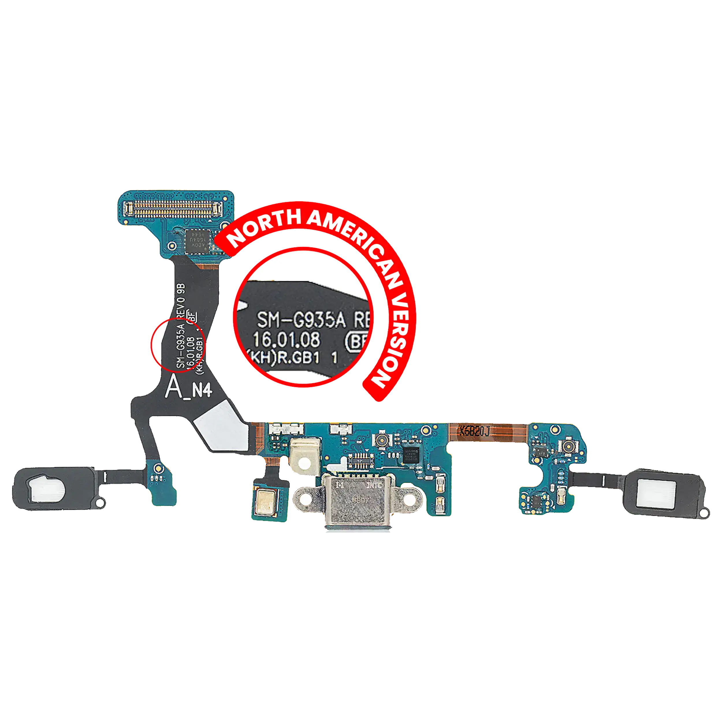 Charging Port Flex Cable for Samsung Galaxy S7 Edge G935A (North American Version)