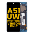 OLED Display with Frame for Samsung Galaxy A51 5G UW (A516V / 2020) (Verizon 5G UW Frame Only) (Refurbished) (Prism Bricks Blue)