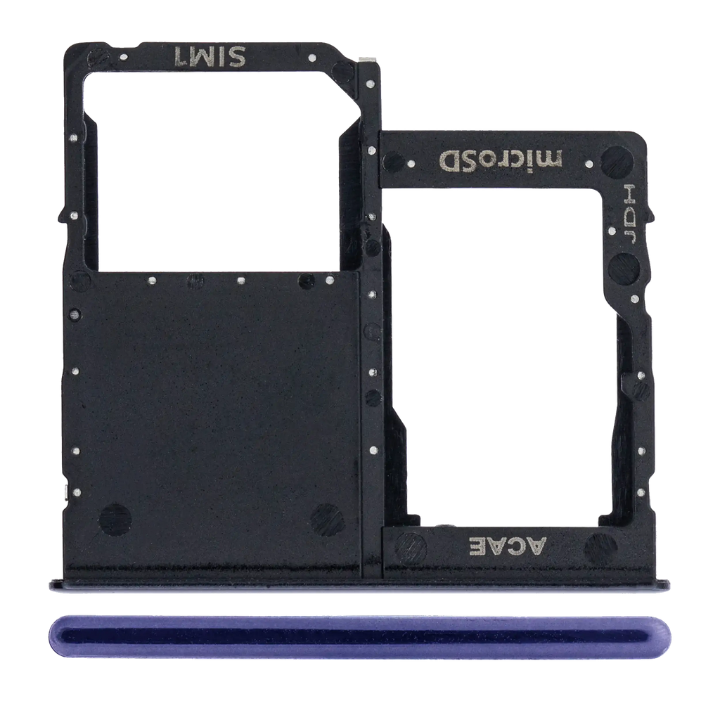 Single SIM Card Tray for Samsung Galaxy A41 (A415 / 2020) (Prism Crush Black)