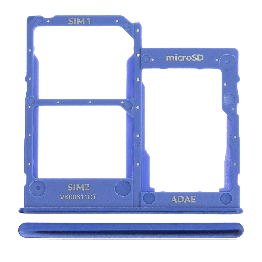 Dual SIM card tray for Samsung Galaxy A41 (A415 / 2020) (Prism Crush Blue)