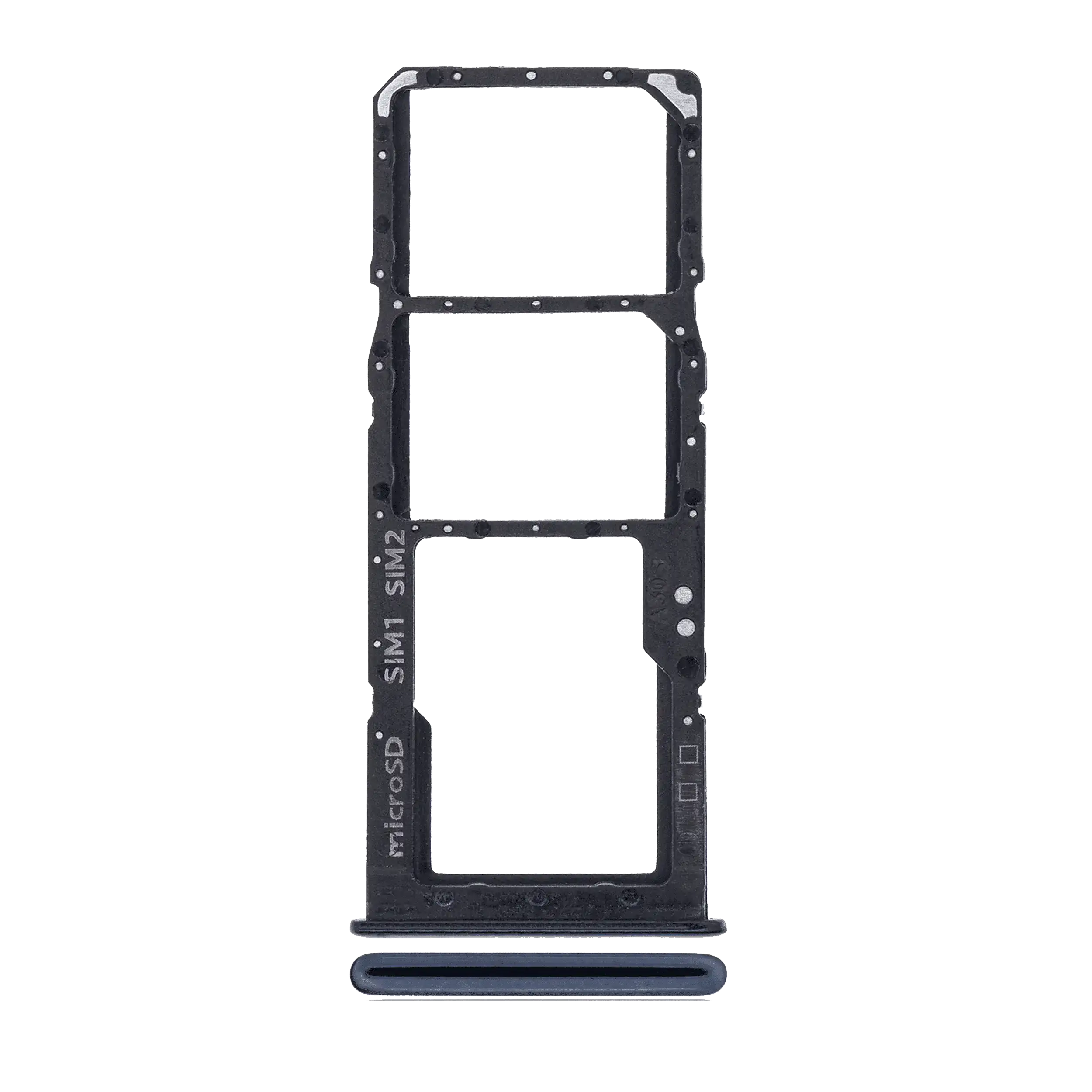 Dual-SIM-Kartenfach für Samsung Galaxy A30S (A307 / 2019) (Schwarz)